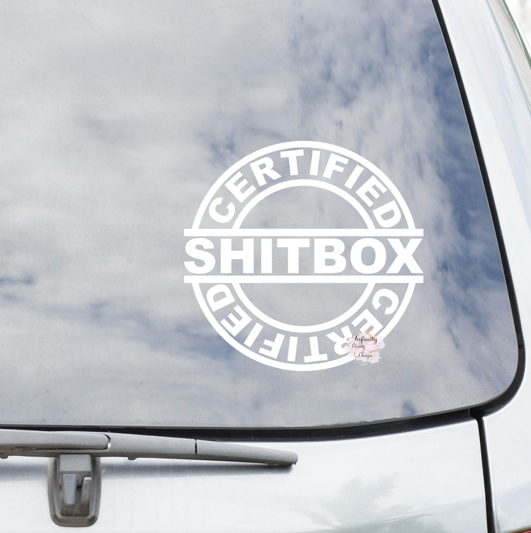 Certified Shit Box Decal