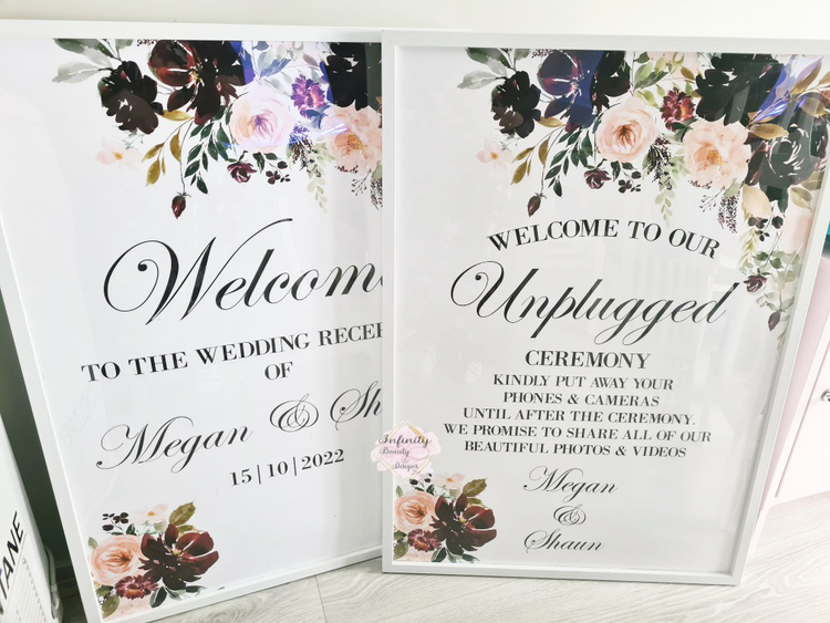 Printed Wedding Signs