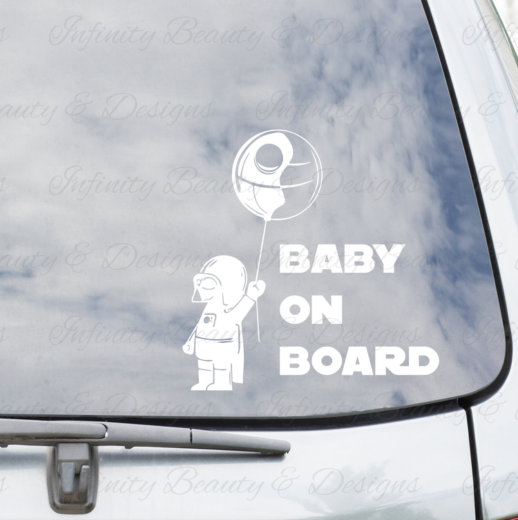Baby on Board Decal - Baby Vader