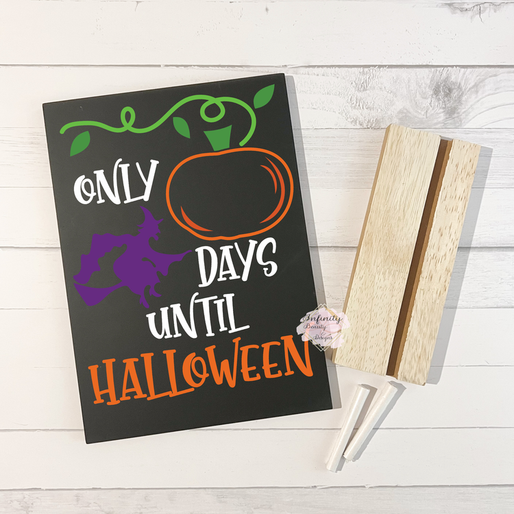 Halloween Countdown Chalkboards - Assorted Designs