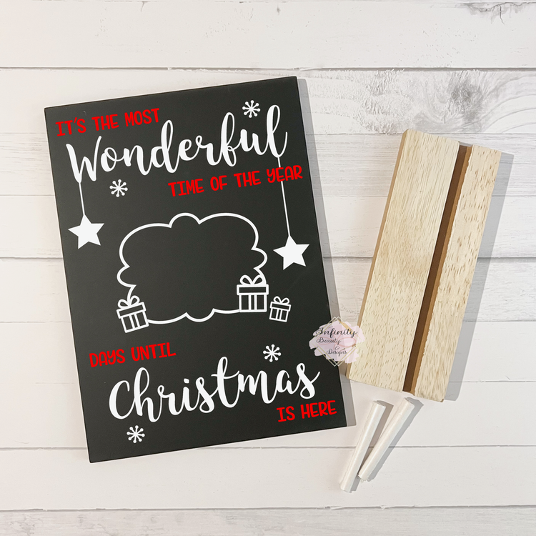 Christmas Countdown Chalkboards - Assorted Designs