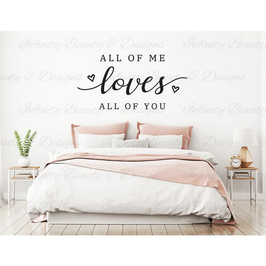 “All of Me” Wall Decal-Infinity Beauty & Designs