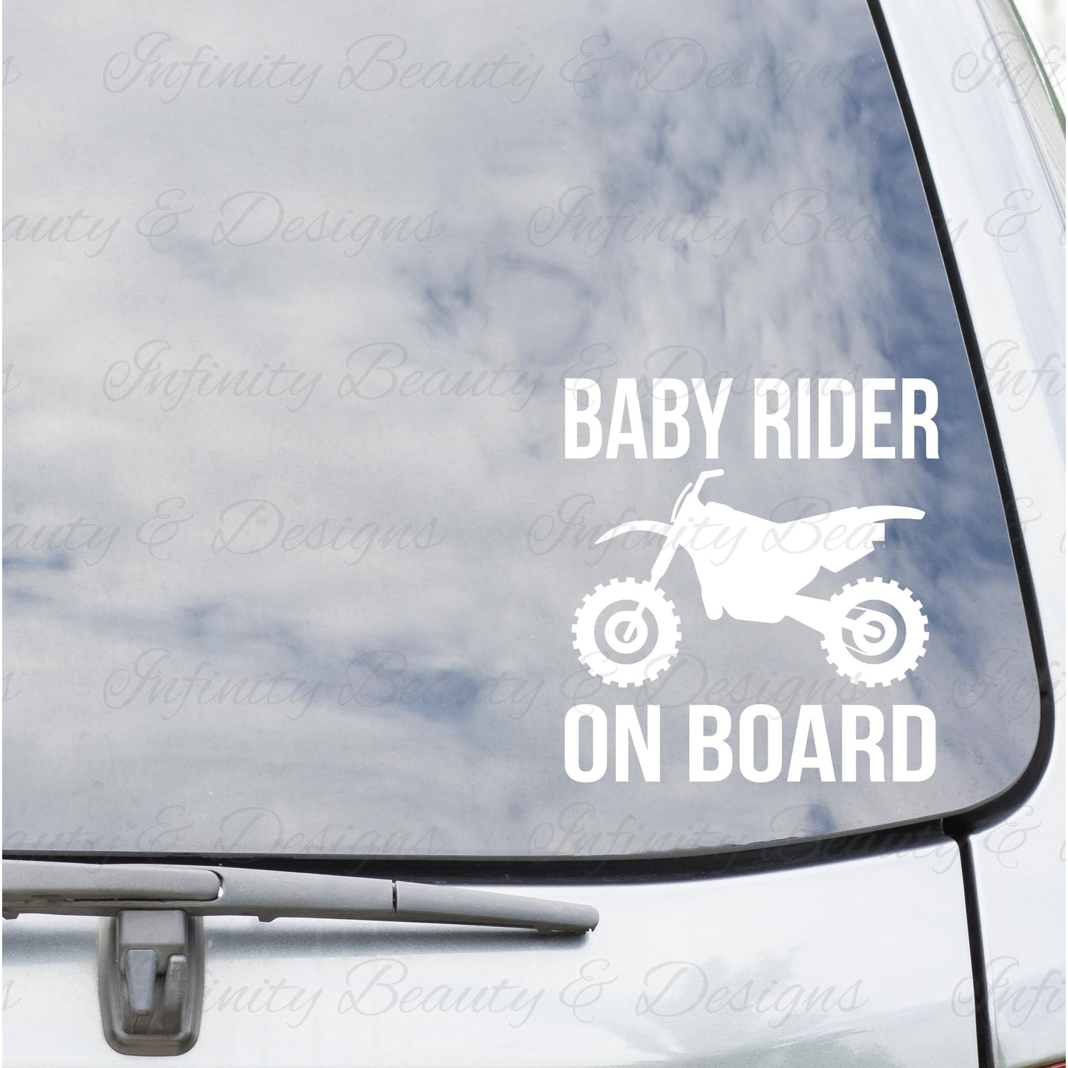 Baby on Board Decal - Rider-Infinity Beauty & Designs