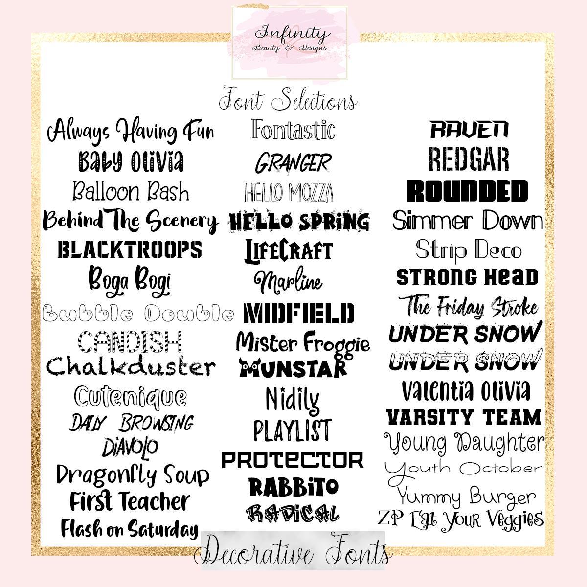 First Day Boards-Infinity Beauty & Designs