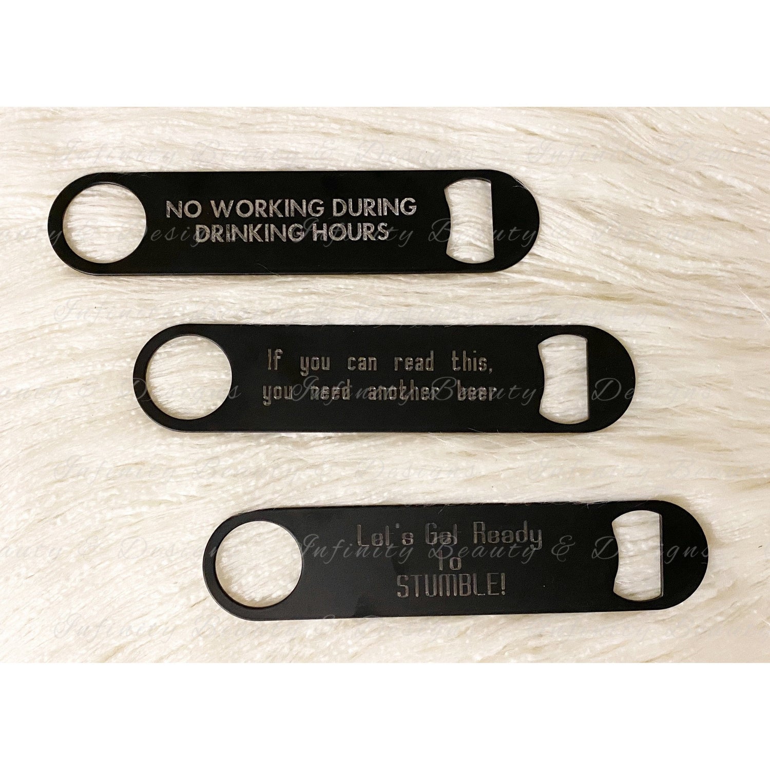 Funny bottle sales opener keychain