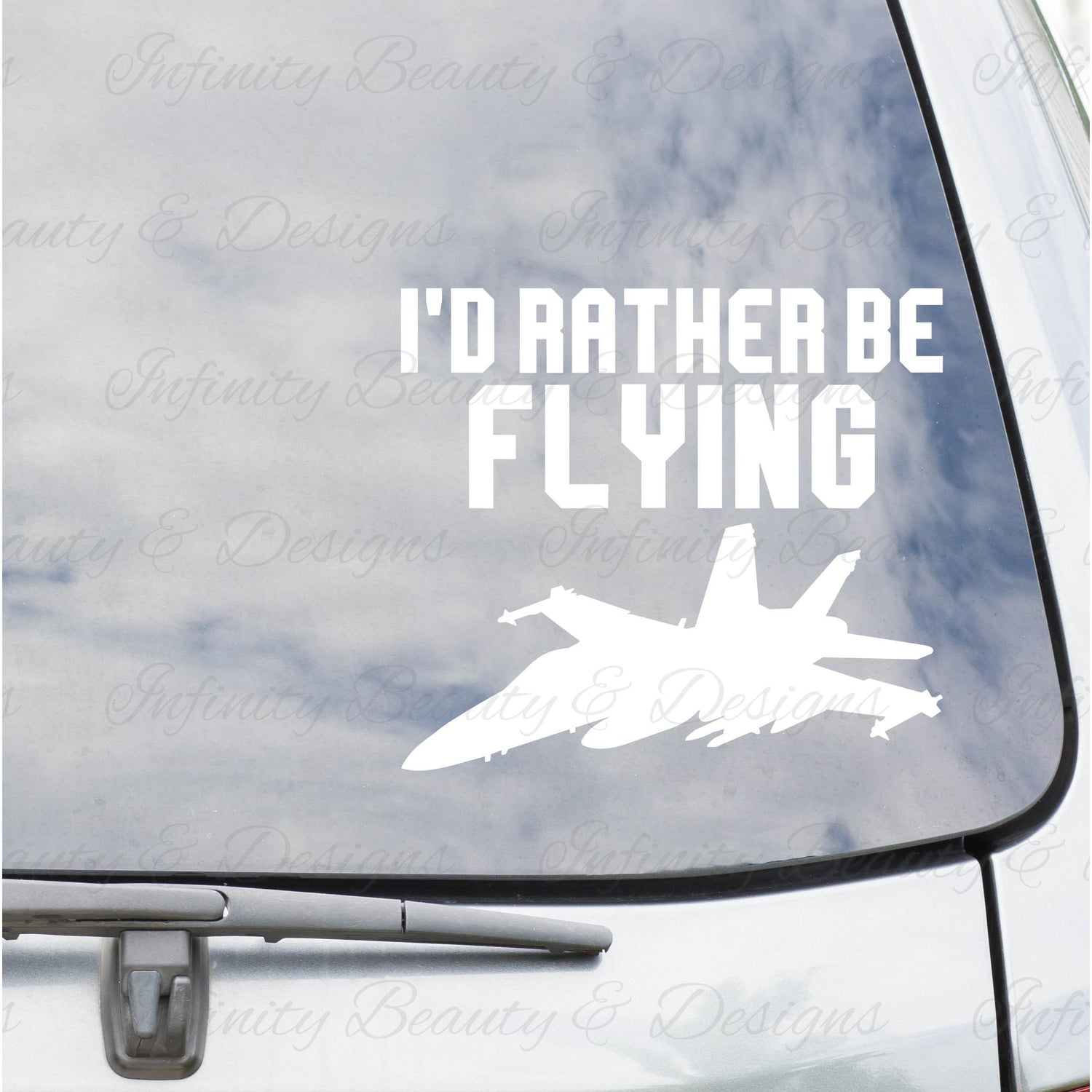 I'd Rather Be Flying - Jet-Infinity Beauty & Designs