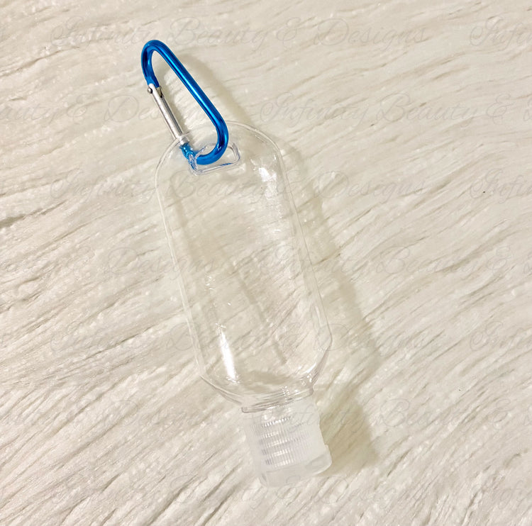 Personalised Travel Bottles with Clip
