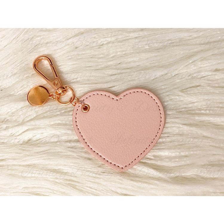 Leather Heart Keyring-Infinity Beauty & Designs