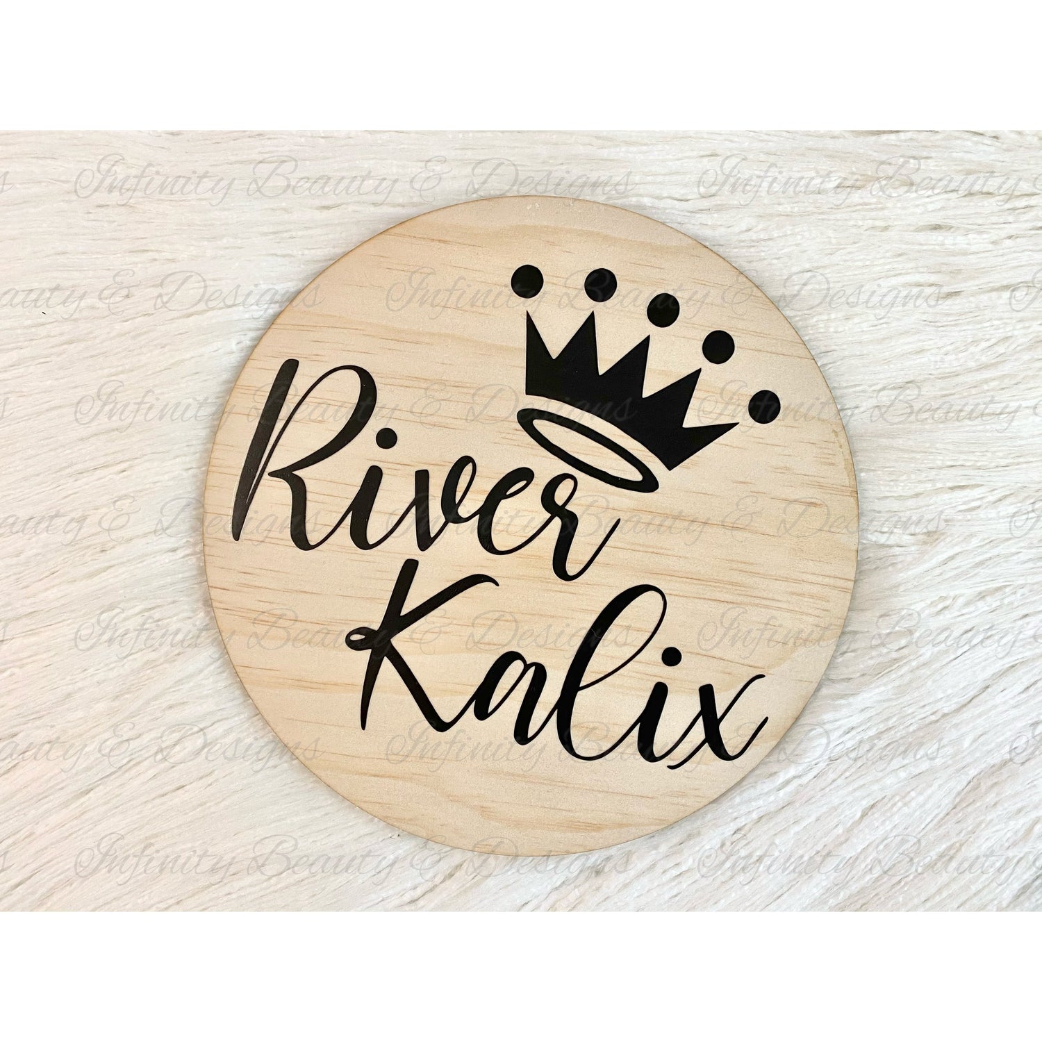 Name Plaque-Infinity Beauty & Designs
