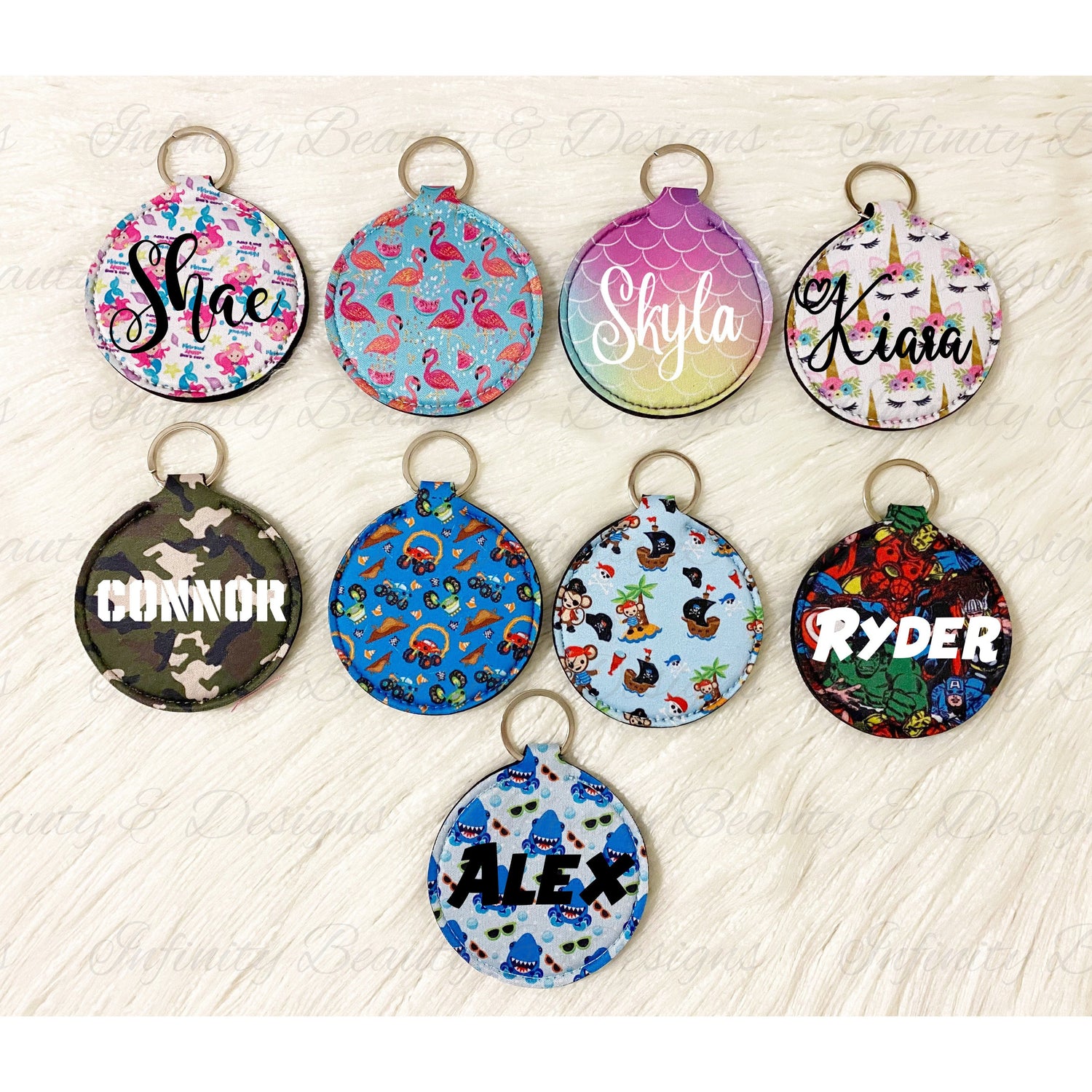 Pattern Bag Tags-Infinity Beauty & Designs
