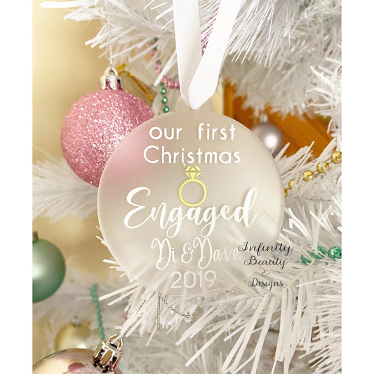 Personalised Flat Baubles-Infinity Beauty & Designs