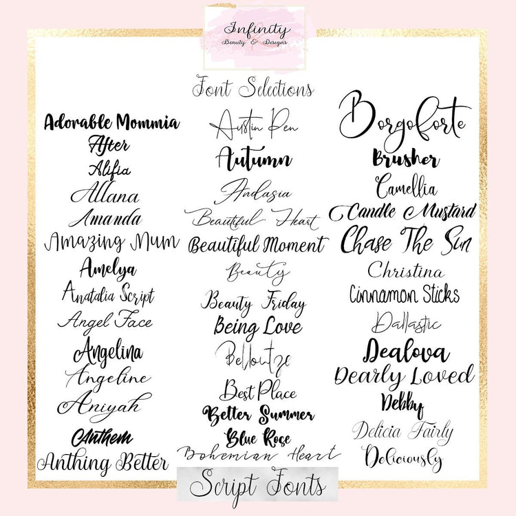 Personalised Glasses-Infinity Beauty & Designs