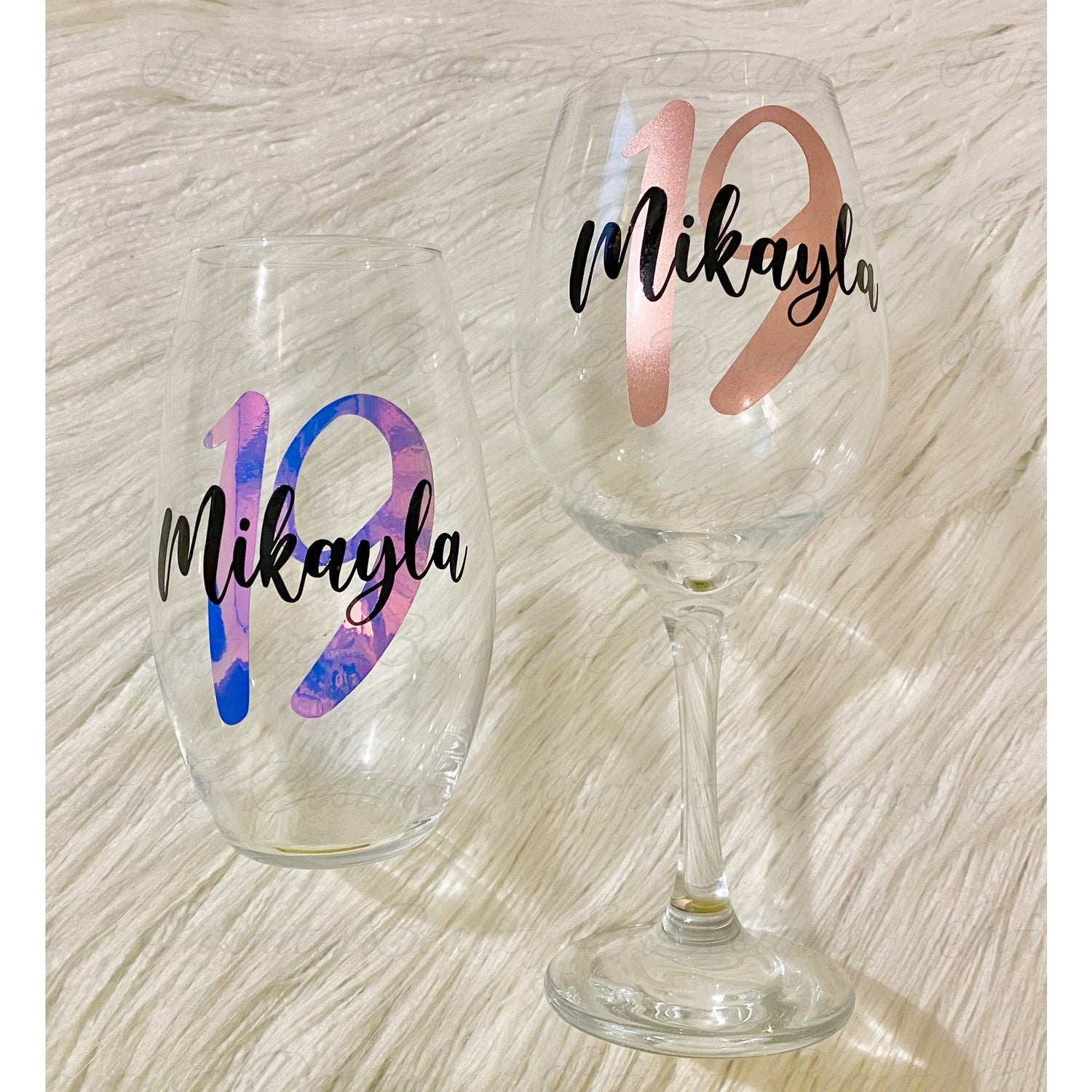 Personalised Glasses-Infinity Beauty & Designs