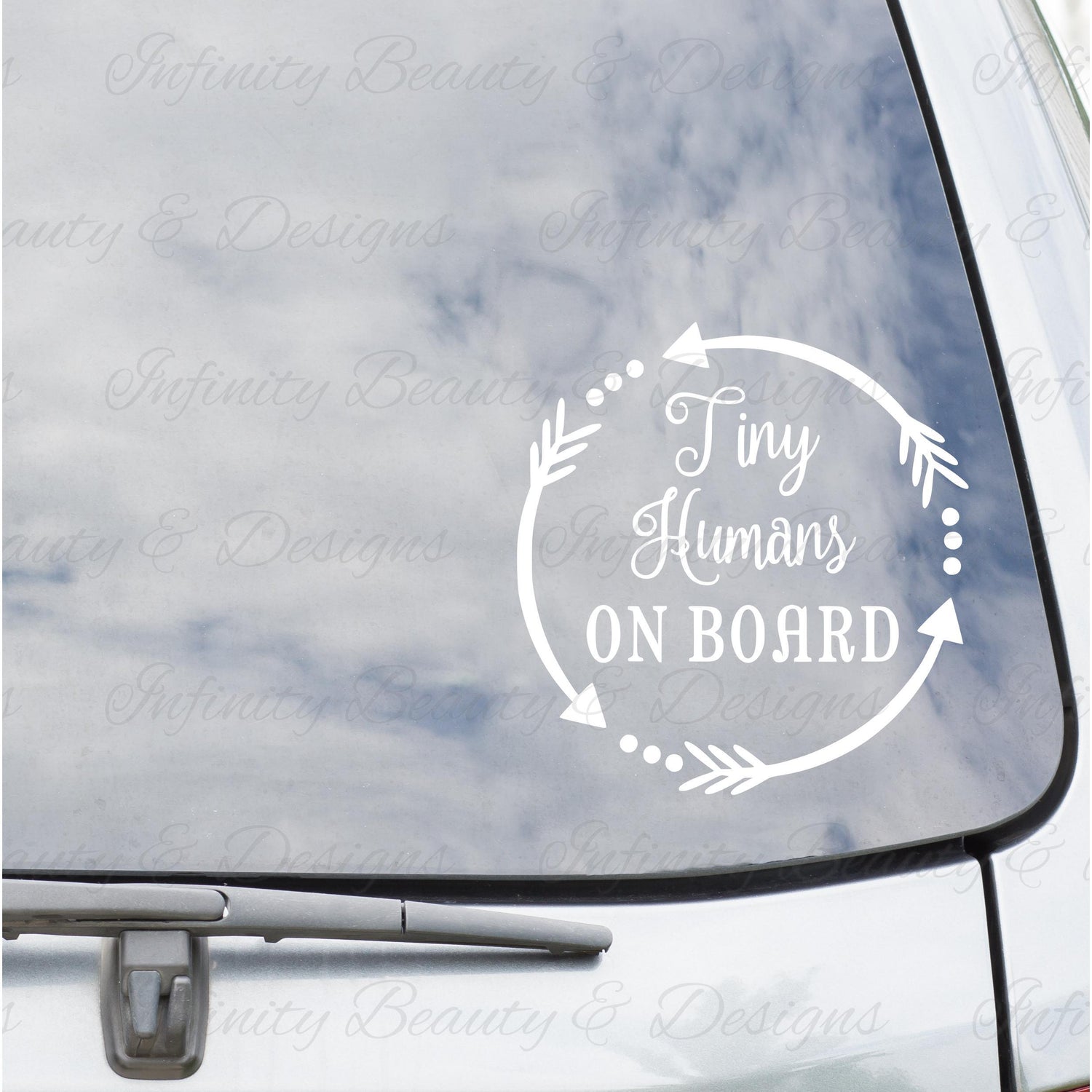 Tiny Human on Board Decal-Infinity Beauty & Designs